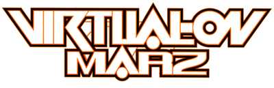 Virtual-On Marz title screen for Playstation 2